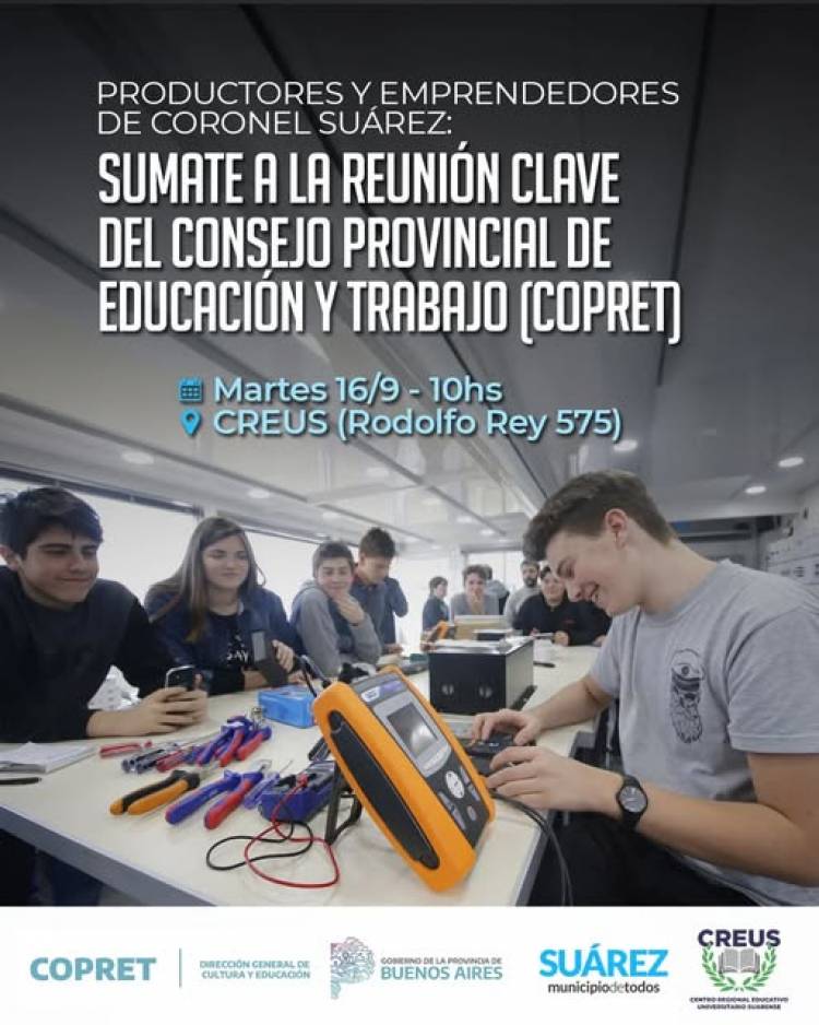 Invitación al sector productivo de Coronel Suárez