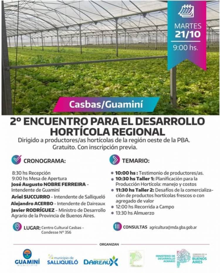 2do Encuentro para el desarrollo hortícola regional
