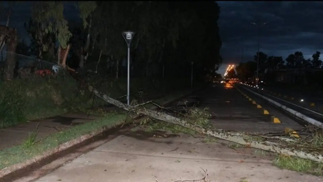 Un fuerte temporal causó destrozos en Huanguelén, Guaminí y General La Madrid