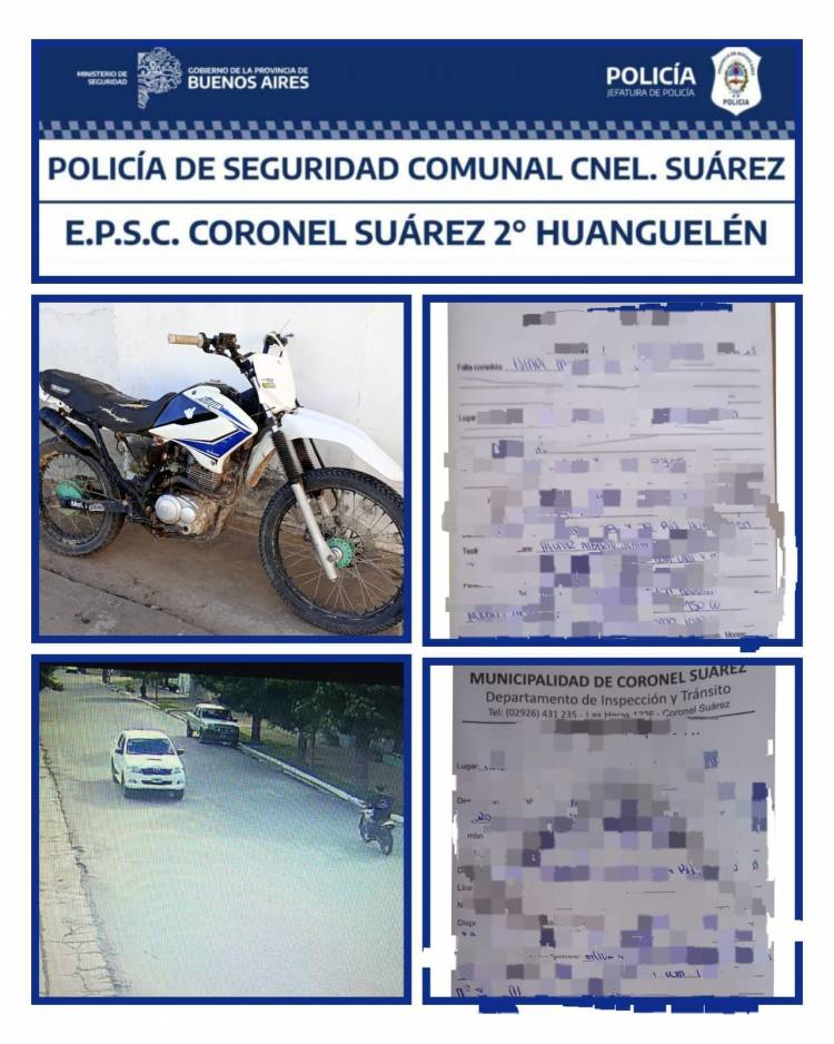 PARTE DE PRENSA POLICIAL – Jefatura de Policía de Seguridad Comunal de Coronel Suárez