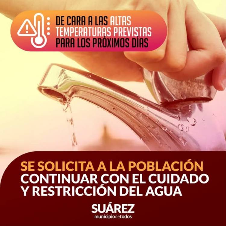 Cuidemos el agua y nuestra salud ante las altas temperaturas