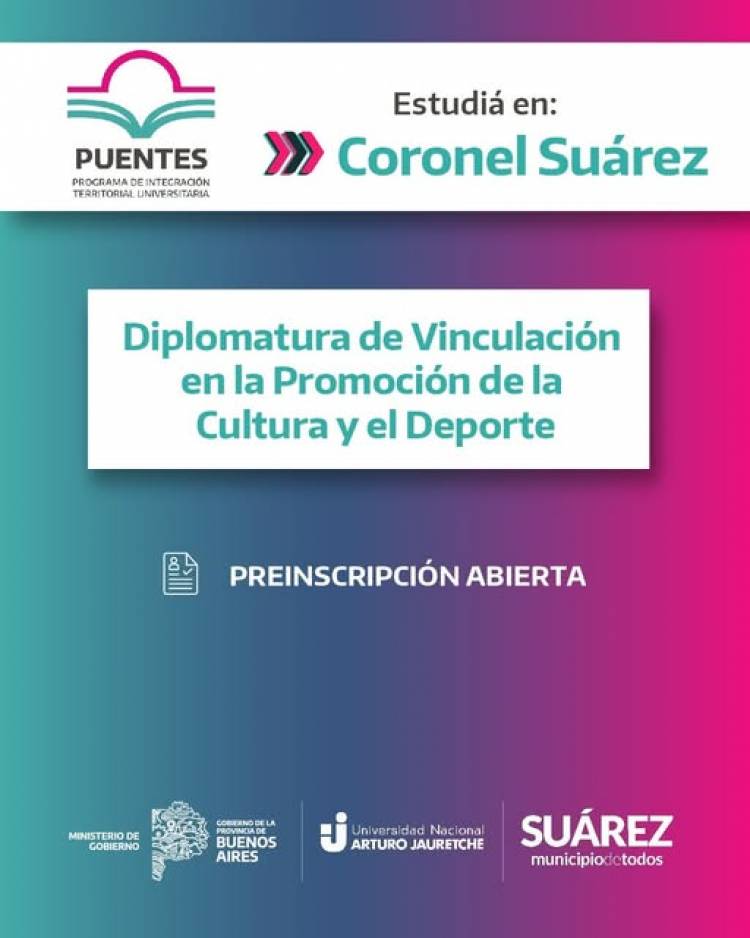 Diplomatura de Vinculación en la Promoción de la Cultura y el Deporte