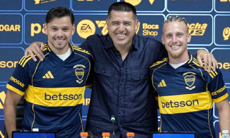 Boca presentó a Santiago Ascacíbar y Ángel Romero, sus primeros refuerzos del 2026