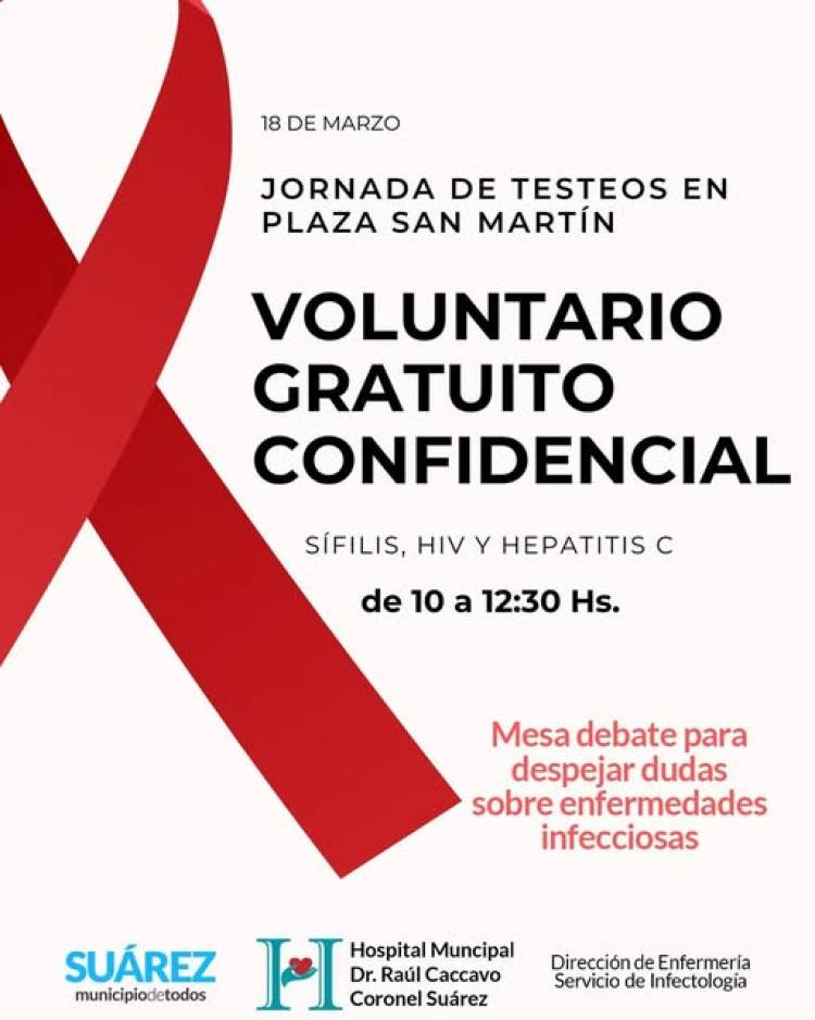 Cuidar la salud también es prevenir: jornada gratuita de testeos en Plaza San Martín