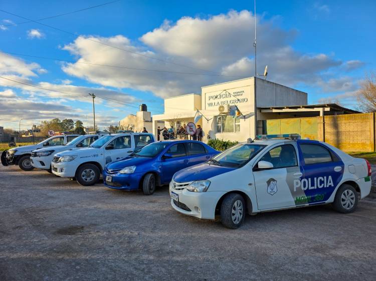 Villa Belgrano: operativo de tránsito y prevención con secuestro de motos y controles vehiculares