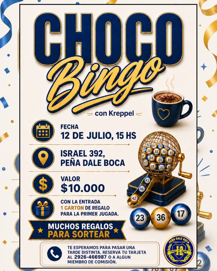 Llega el 2DO CHOCOBINGO del 2026… y viene con TODO