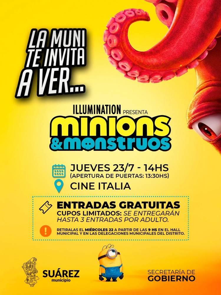 Estas vacaciones de invierno, la Muni te invita al cine!